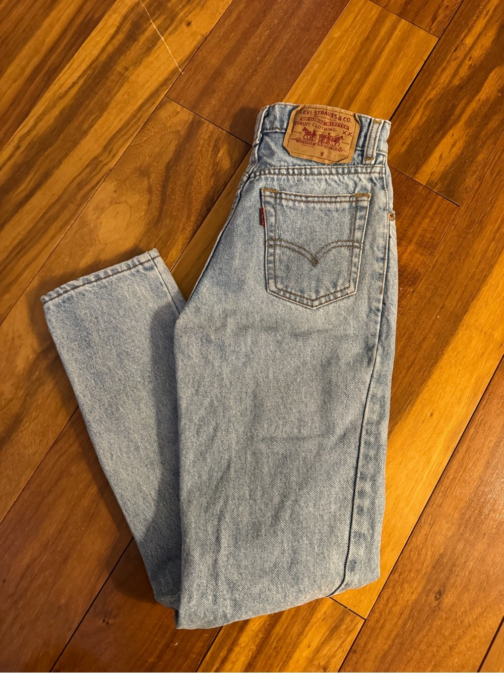 Levi's Pale Blue Straight Leg Jeans